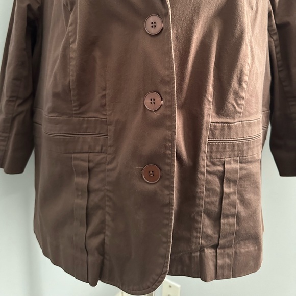 Lane Bryant Brown Jacket Size 24 - Picture 3 of 8